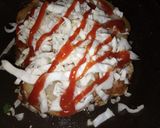 A picture of step 6 of Korean Street sandwich.