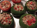 Zapallitos y Tomates rellenos
