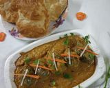 A picture of step 7 of Brinjal butter masala.