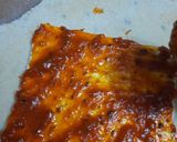 A picture of step 6 of Cheesy pizza sauce paratha.