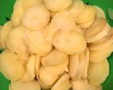Foto del paso 1 de la receta: Pastel de Papas 🥔, Verdes 🥬 y Atún 🐠 al horno