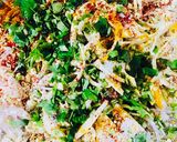 A picture of step 1 of Onion pakodas.