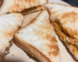 A picture of step 2 of Tandoori mayo sandwich.