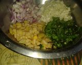 A picture of step 1 of Punjabi kadhi.