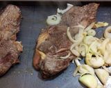 Foto del paso 1 de la receta: Carne con arroz en la planchetta
