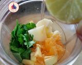 A picture of step 3 of Green Smoothie.