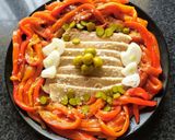 Foto del paso 3 de la receta Ensalada de pimientos y ventresca de atún en aceite
