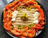 Foto del paso 3 de la receta: Ensalada de pimientos y ventresca de atún en aceite