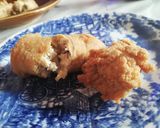A picture of step 5 of Fried Hake Roe.