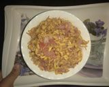 A picture of step 4 of Bhelpuri.