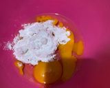 Foto langkah ke 4 dari resep Dragon Fruit Cake - Bolu Buah Naga Panggang - Snack Time Mpasi 1+.
