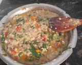 Foto del paso 3 de la receta: Tortilla de avena con mezcla de colores!!!