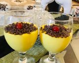 A picture of step 3 of Choco Chip Custard.