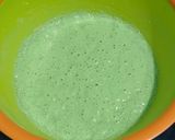 Foto langkah ke 4 dari resep Serabi Pandan (Tanpa Telur) + Kuah Kinca.