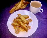 வால்நட் பிஸ்காட்டி (Walnut biscotti recipe in tamil) ரெசிபி ஸ்டேப் 8 புகைப்படம்