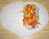 A picture of step 2 of Heart-Shaped Fish en Papillote.