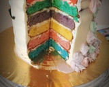 Foto del paso 12 de la receta: Tarta de Unicornio arcoíris (layer cake)