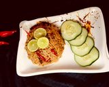 A picture of step 11 of Chinese fried rice.