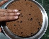 A picture of step 9 of Butterscotch rajbhog ice-cream chocolate cake.