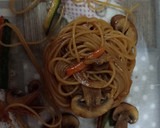 Foto del paso 5 de la receta: Spaghettinis con verduras y salsa oriental