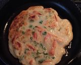 A picture of step 3 of Breakfast Sausage Pancakes for Kids.