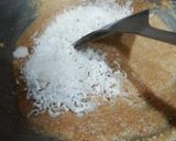 A picture of step 7 of Adadiya Ladwa or Urad dal Halwa.
