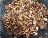 A picture of step 3 of Walnut dates laddoo.