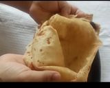 A picture of step 7 of Soft Chapati with new method.