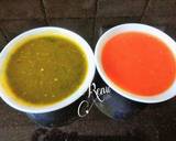 Tricolour upma hearts recipe step 5 photo