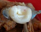 Foto langkah ke 3 dari resep Cilok kuah isi keju kornet.