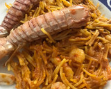 Foto del paso 11 de la receta: Fideuà de galeras y gambitas, al azafrán