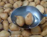 A picture of step 5 of Daal k Meethay Dahi Baray #Cookpadapp #IftarContestwithHuma.