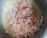 A picture of step 4 of Chicken veggie sphagetti.