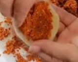 A picture of step 2 of Garlic dabda (bhajiya).