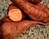 Une image de l'étape 1 de Patate douce au four. Sweet potatoes.