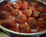 Foto del paso 7 de la receta: Albóndigas de carne con pimiento asado y verduras