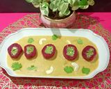 A picture of step 7 of Beetroot Paneer Shaam Savera Kofta Curry.