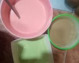 Foto langkah ke 3 dari resep Mille crepes cake rainbow 🌈🌈.
