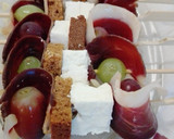 Foto del paso 4 de la receta: Brochetas de uvas y pan de especias francés con "magret de pato"