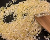 A picture of step 2 of Smoked Salmon risotto.