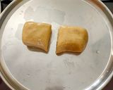 A picture of step 3 of Kaju Pista Roll.