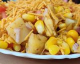 A picture of step 6 of Corn Bhel.