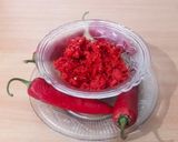 A picture of step 1 of Sweet & Spicy Red Chilli Chundo | Jaggery Preserve.
