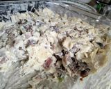 A picture of step 6 of Vegan Mushroom & "Jackfruit" Beef Stroganoff.