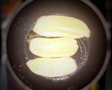 Foto langkah ke 2 dari resep Pisang bakar teflon keju susu mises.