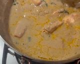 Foto del paso 9 de la receta: *Salmón con Salsa de Champiñón y Arroz Blanco*