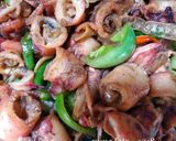 Foto langkah ke 4 dari resep Cumi Cabe Ijo.