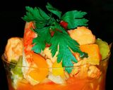 A picture of step 2 of Mike's Spicy Seafood Salad.