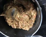 A picture of step 2 of Chickoo Halva.