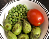 વટાણા રીંગણનુ ગ્રીન શાક (Vatana Ringan Green Shak Recipe In Gujarati) રેસીપી સ્ટેપ1ફોટો